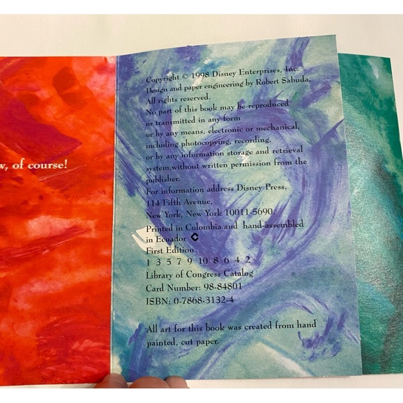 Vintage 1998 - “ABC DISNEY ALPHABET POP-UP BOOK” With Disney Characters. - Picture 4 of 17